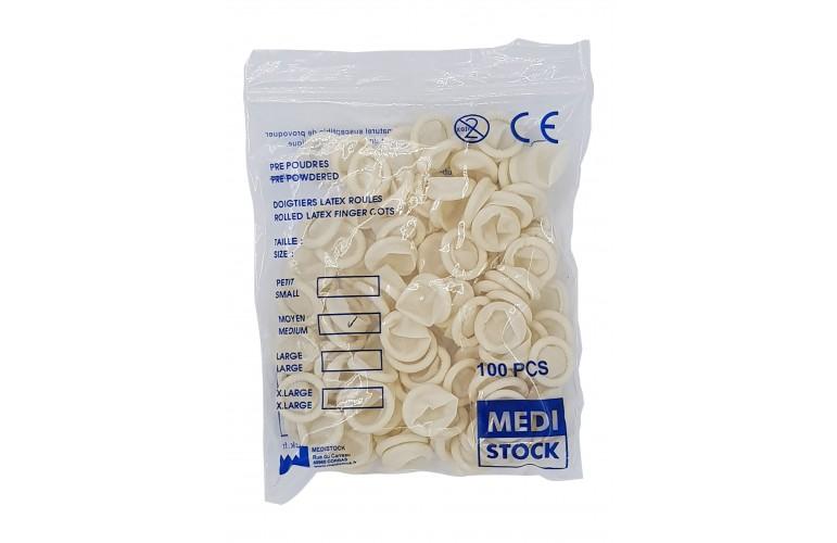 Doigtier latex 100 pièces - oofti.fr