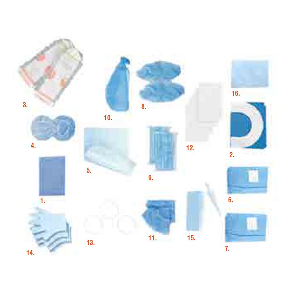 Kit de chirurgie Duo - Hygitech