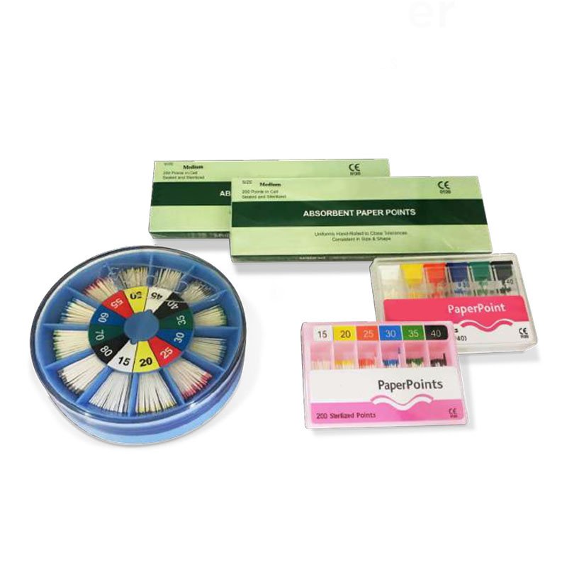 Boîte de 100 pointes cones de papier absorbant - oofti.fr