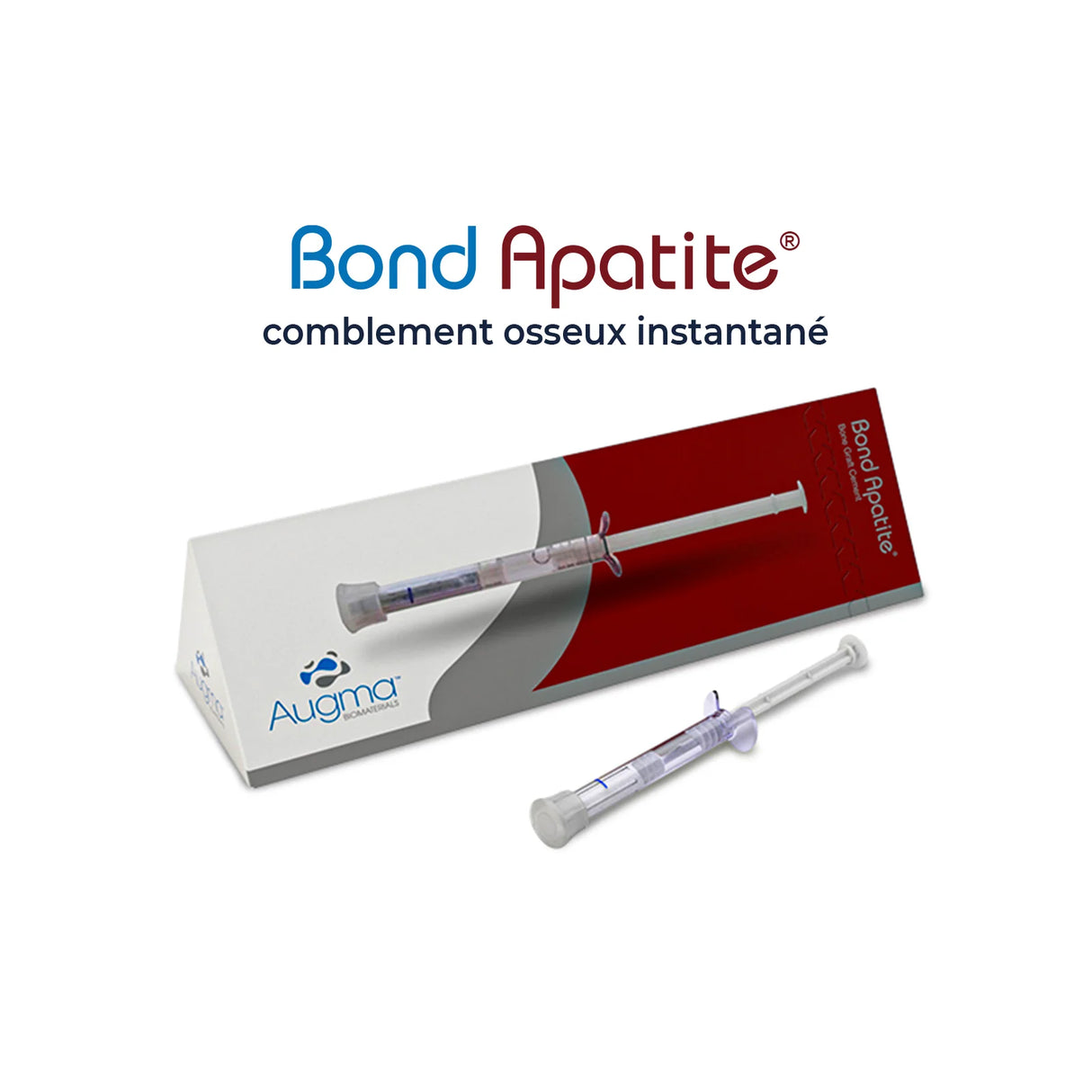 Bond Apatite™ comblement osseux instantané par Augma Biomaterials™ 100% synthétique - oofti.fr
