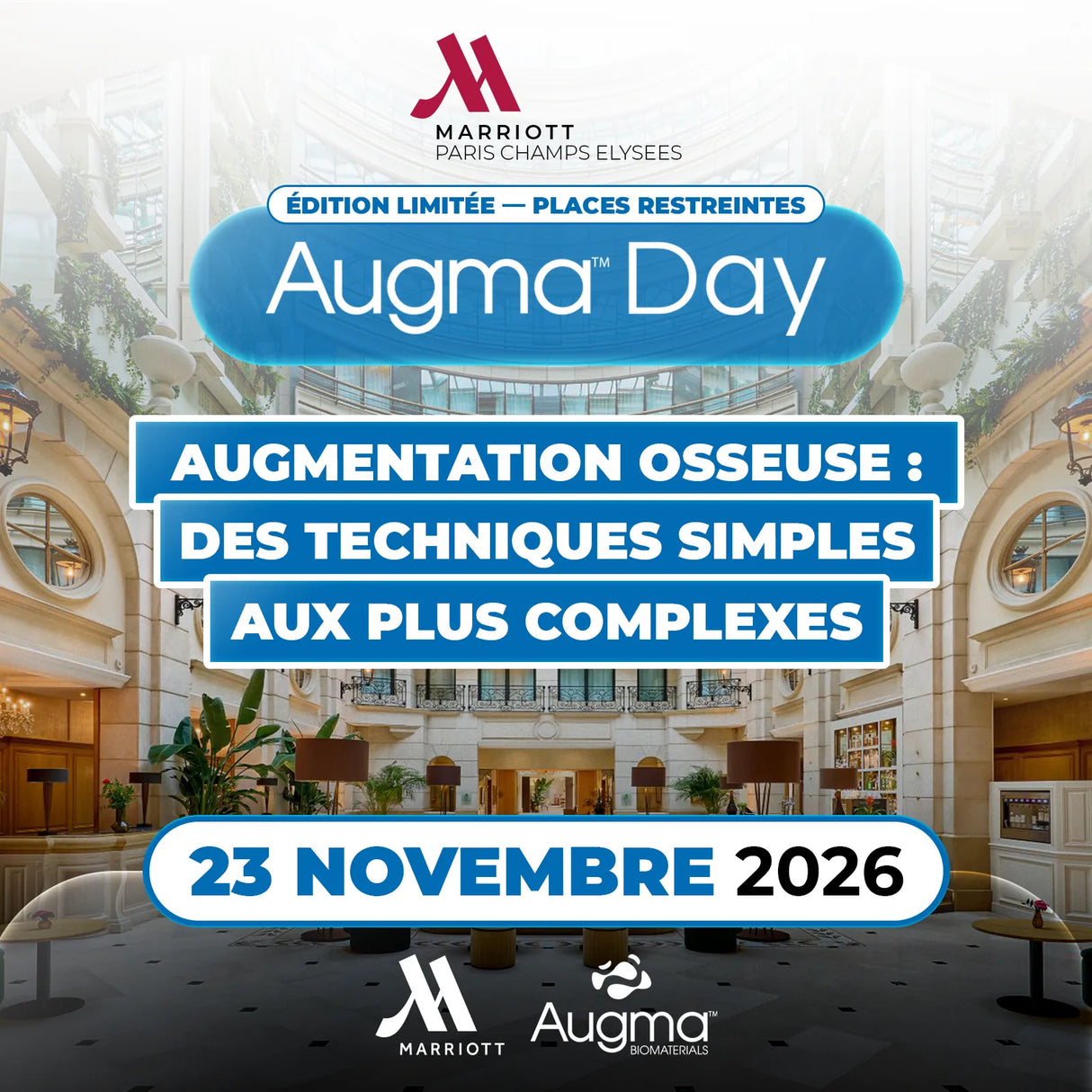 AUGMA DAY 2026 - El evento de referencia en regeneración ósea.