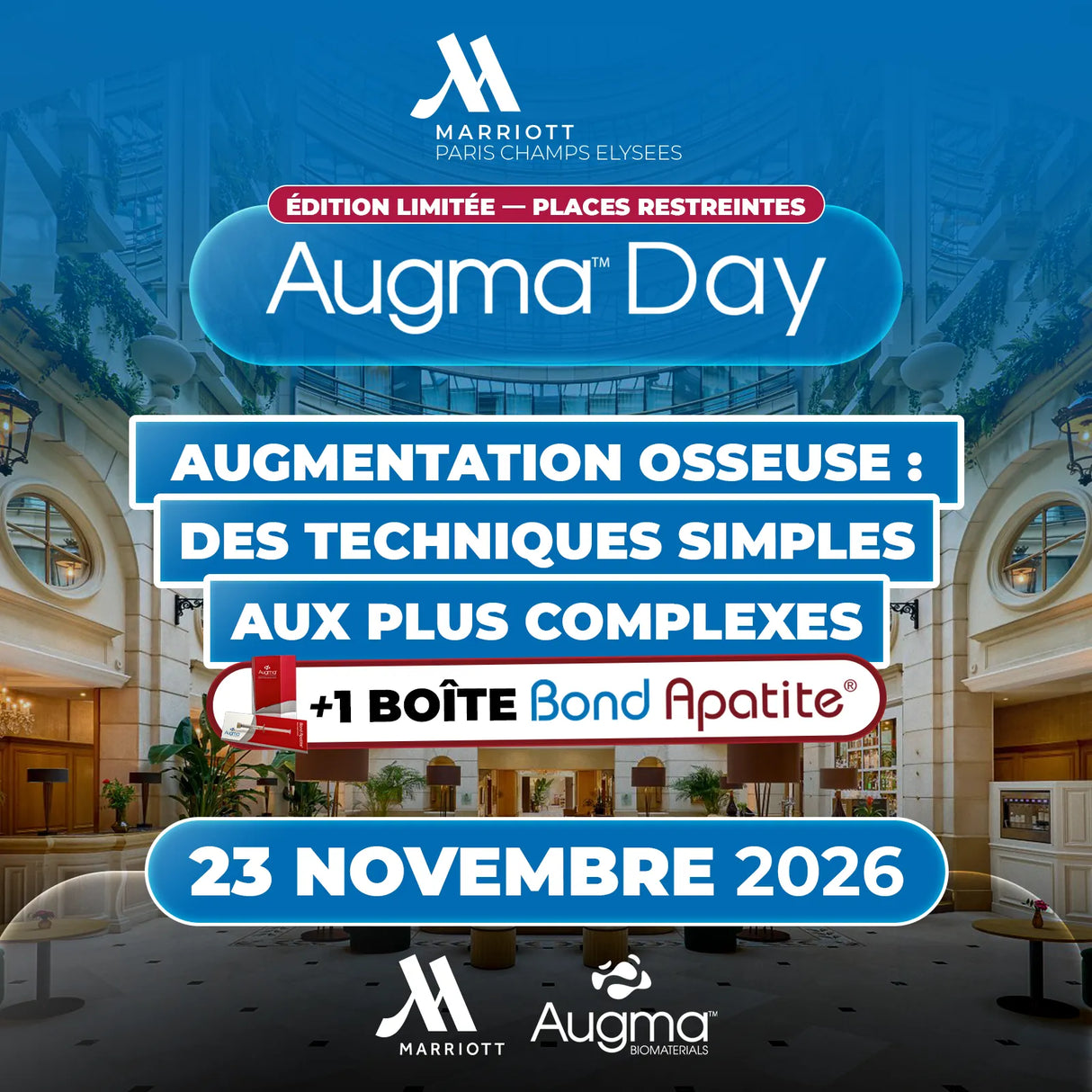 AUGMA DAY 2026 - El evento de referencia en regeneración ósea.