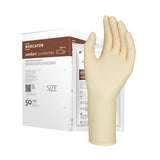Gants chirurgicaux latex non poudrés EO x100 - couleur jaune - MERCATOR - Dental Coop