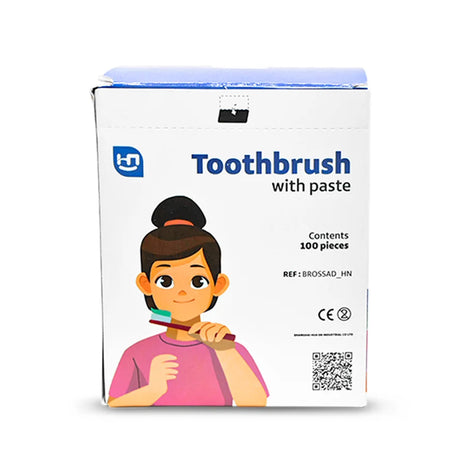 Brosses à dents imprégnées dentifrice - Hua En - oofti.fr