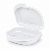Vue ouverte de la boîte de rangement pour appareil mobile Cotisen avec 8 trous de ventilation pour cabinet dentaire