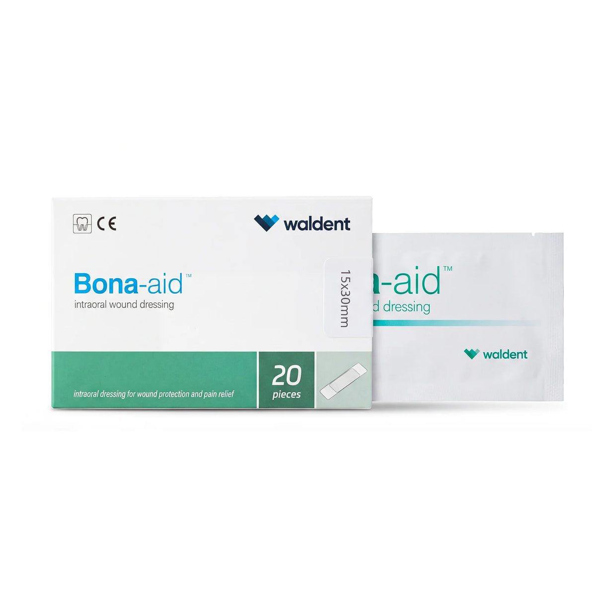 Pansement intra-oral absorbable Waldent Bona-aid pour protection des plaies buccales en chirurgie dentaire - oofti.fr