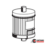 Filtre absolu antibactérien Ø 30 mm avec charbon actif HEPA HP13 | Cattani