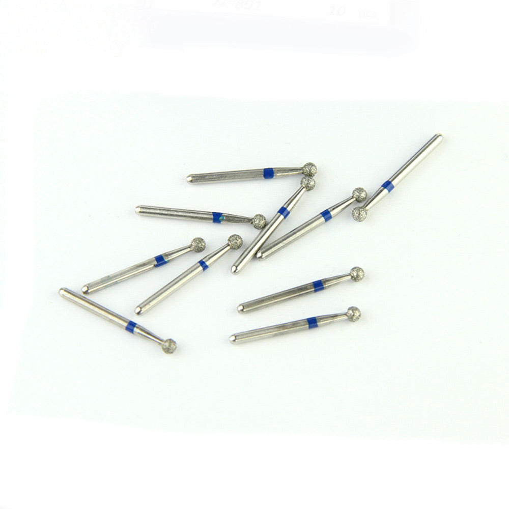 Fraise diamantée x5 FG - Tête Ronde - Hauteur 19 mm - ISO : 001 - DIAN FONG