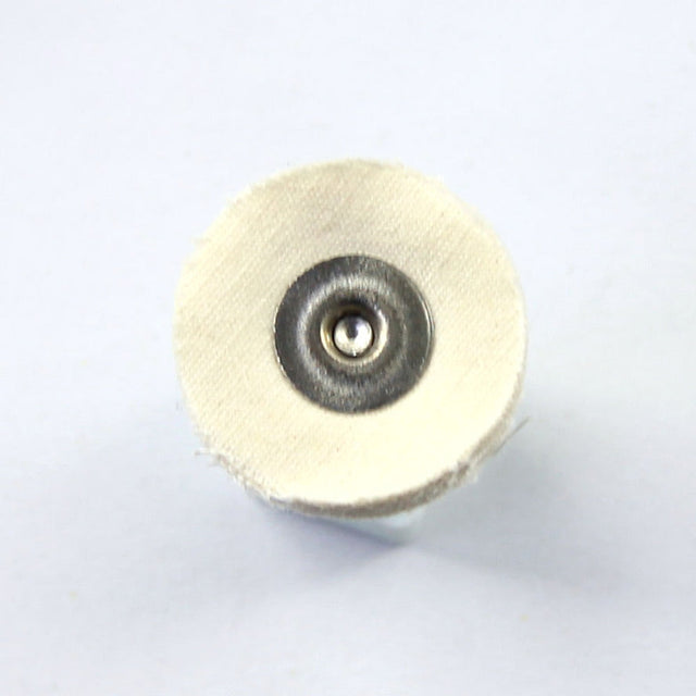 Brosses de polissage 01Q22 - Ø 22 mm - Tissu blanc - DIAN FONG - Dental Coop