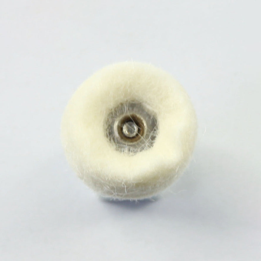 Brosses de polissage 01S22 - Ø 22 mm - Tissu blanc - DIAN FONG - dental coop