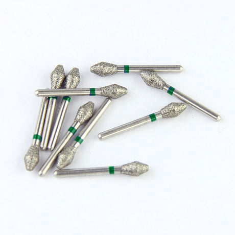 Fraises Diamantée FG x5 - Tête Double Conique - Hauteur 19 mm - Iso : 038 - DIAN FONG - Dental Coop