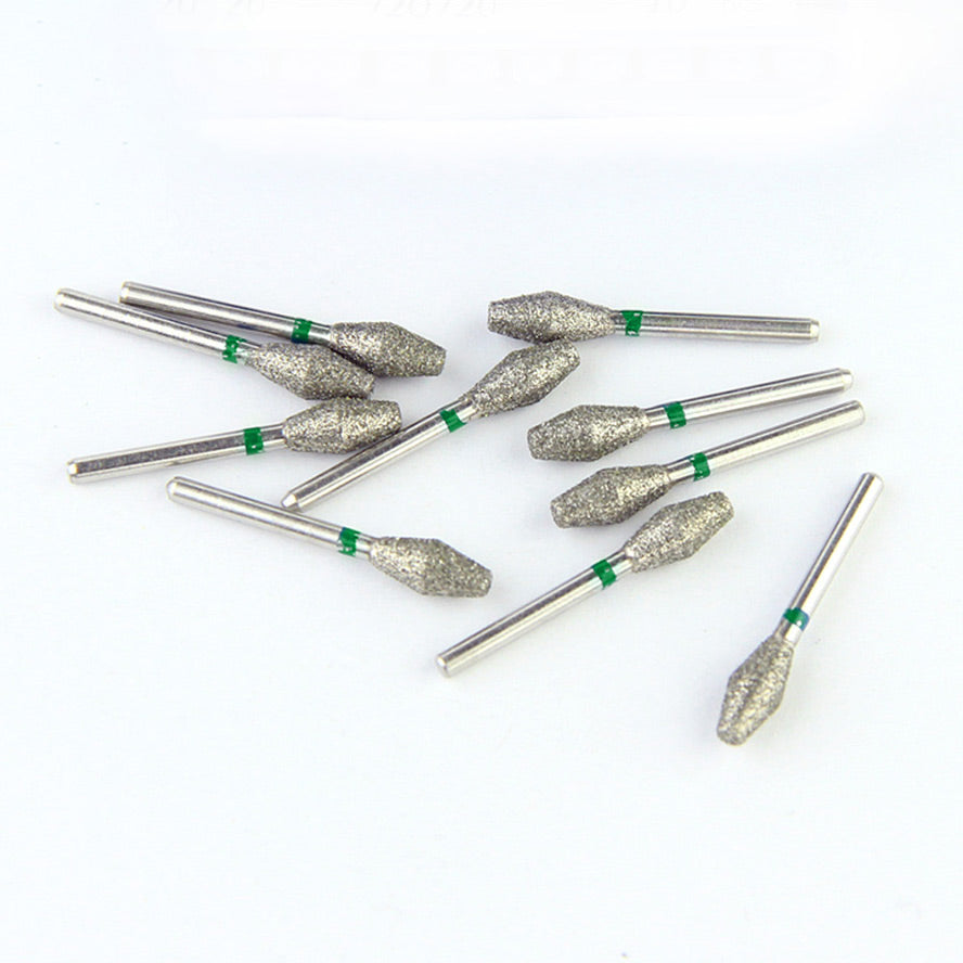 Fraises Diamantée FG x5 - Tête Double Conique - Hauteur 19 mm - Iso : 039 - DIAN FONG - Dental Coop