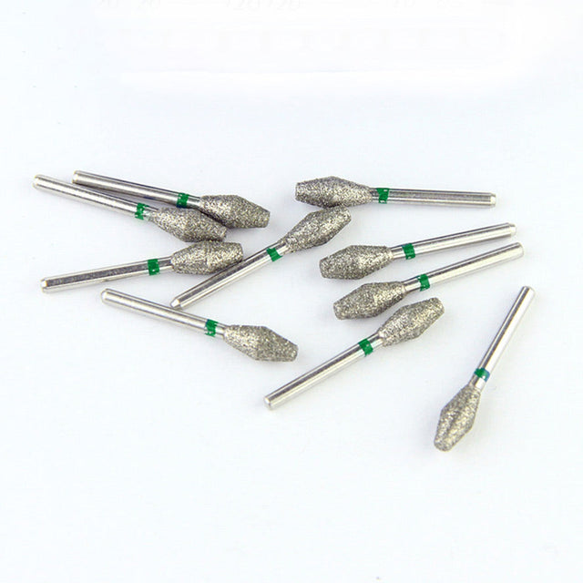 Fraises Diamantée FG x5 - Tête Double Conique - Hauteur 19 mm - Iso : 039 - DIAN FONG - Dental Coop