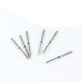 Fraises Diamantée FG x5 - Tête Cylindre à extrémité plate - Hauteur 22 mm - Iso : 111 - DIAN FONG - Dental Coop