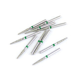 Fraises Diamantée FG x5 - Tête Cône à extrémité plate - Hauteur 22 mm - Iso : 172 - DIAN FONG - Dental Coop