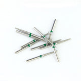 Fraises Diamantée FG x5 - Tête Cône à extrémité plate - Hauteur 24/22 mm - Iso : 173 - DIAN FONG - Dental Coop