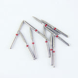 Fraises Diamantée FG x5 - Tête pointu - Hauteur 22 mm - Iso : 249 - DIAN FONG - Dental Coop