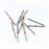 Fraises Diamantée FG x5 - Tête pointu - Hauteur 24 mm - Iso : 250 - DIAN FONG - Dental Coop