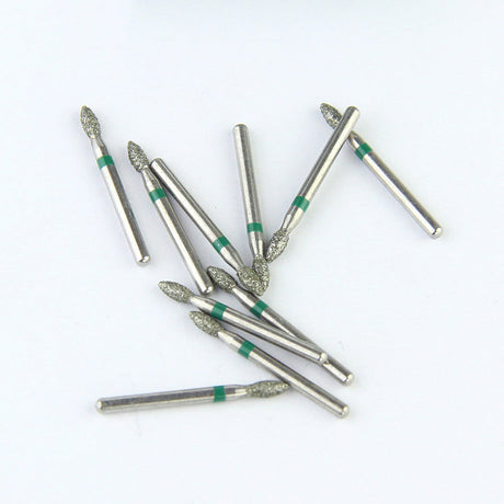 Fraises Diamantée FG x5 - Tête pointu - Hauteur 19 mm - Iso : 257 - DIAN FONG - Dental Coop