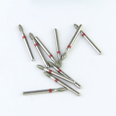 Fraises Diamantée FG x5 - Tête pointu - Hauteur 19 mm - Iso : 257 - DIAN FONG - Dental Coop