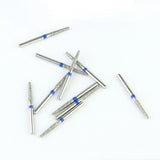 Fraises Diamantée FG x5 - Tête Bord arrondi conique - Hauteur 22 mm - Iso : 546 - DIAN FONG - Dental Coop