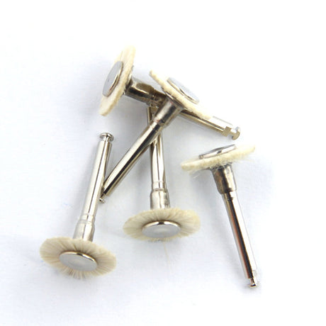 Brosse de polissage douce en poils de chèvre - Tête plate R1G - DIAN FONG - Dental Coop