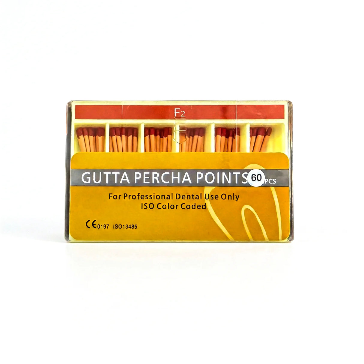 60 Pointes Gutta Percha F1 - F2 - oofti.fr