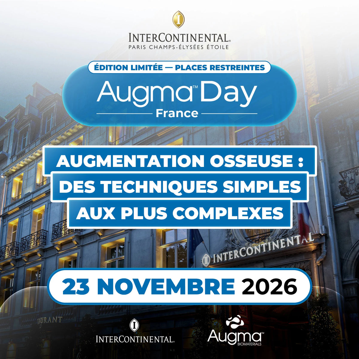 AUGMA DAY 2026 - El evento de referencia en regeneración ósea.