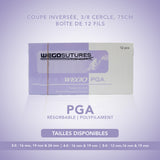 Fil de suture PGA - Polyfilament - Boîte de 12 - WEGO
