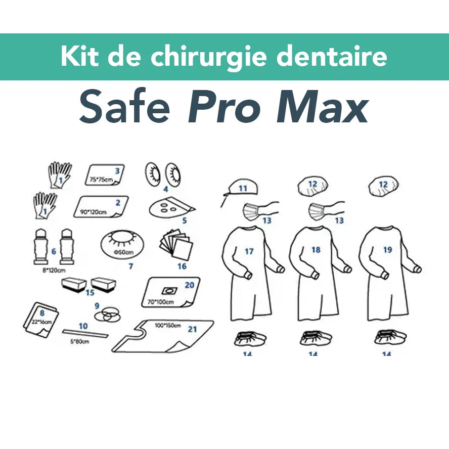Kit de chirurgie dentaire - Safe Pro Max par Safe Implant - oofti.fr