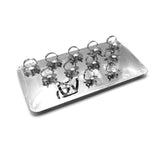 Kit complet de crampons pour prémolaires et molaires, présenté sur un plateau autoclavable - Fabriqué en Italie par Asa Dental - oofti.fr