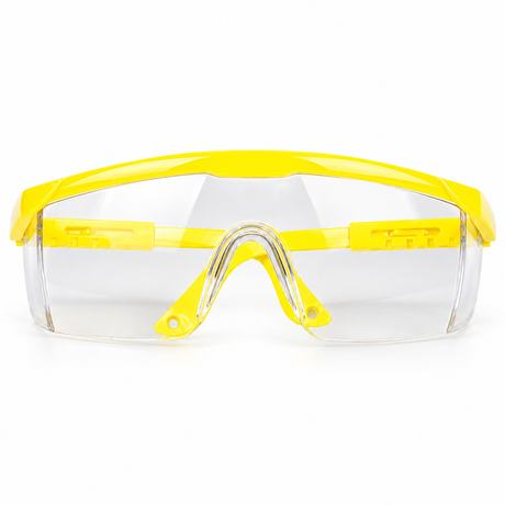 Vue de face des lunettes de protection Cotisen pour cabinet dentaire