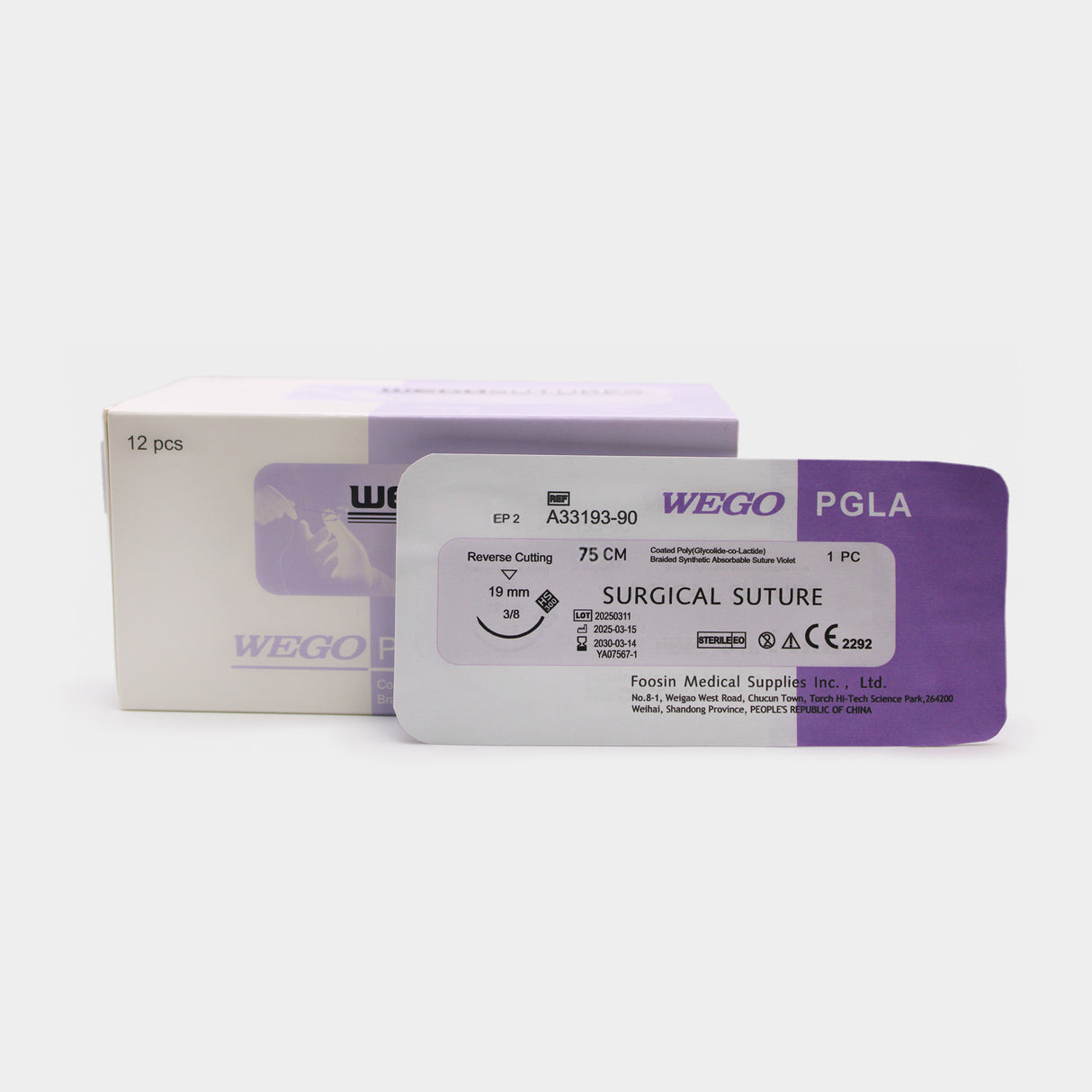 PGLA Suture - Box of 12 - WEGO