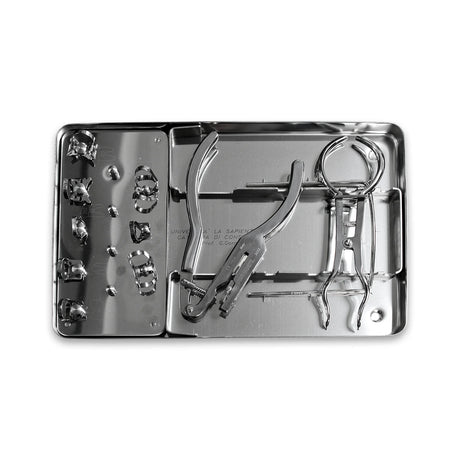 Le kit d’instruments pour digue Asa Dental est un ensemble complet pour la pose et la gestion de la digue dentaire, conçu selon les recommandations du Pr Guido Goracci, Professeur titulaire au Département de Dentisterie Conservatrice de l’Université La Sapienza (Rome). oofti.fr