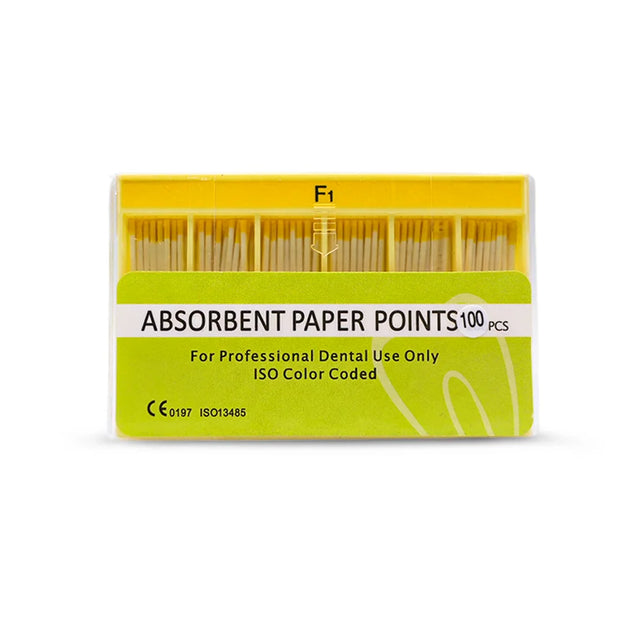 100 Pointes papier obturation F1 - F2 - oofti.fr