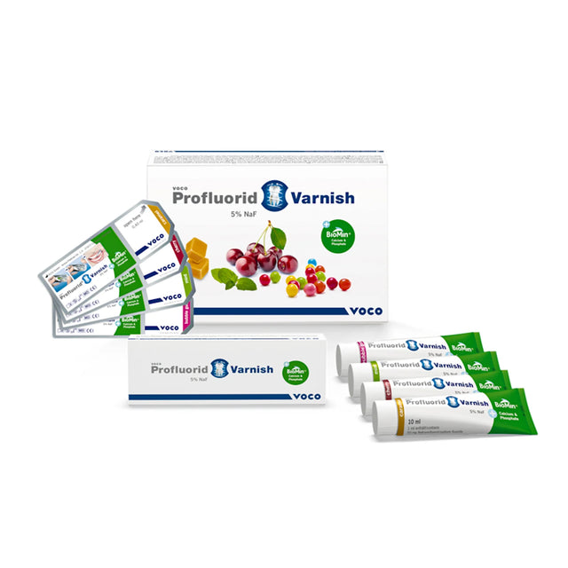 Profluorid Varnish + BioMin - VOCO -  vernis fluoré dentaire - oofti.fr