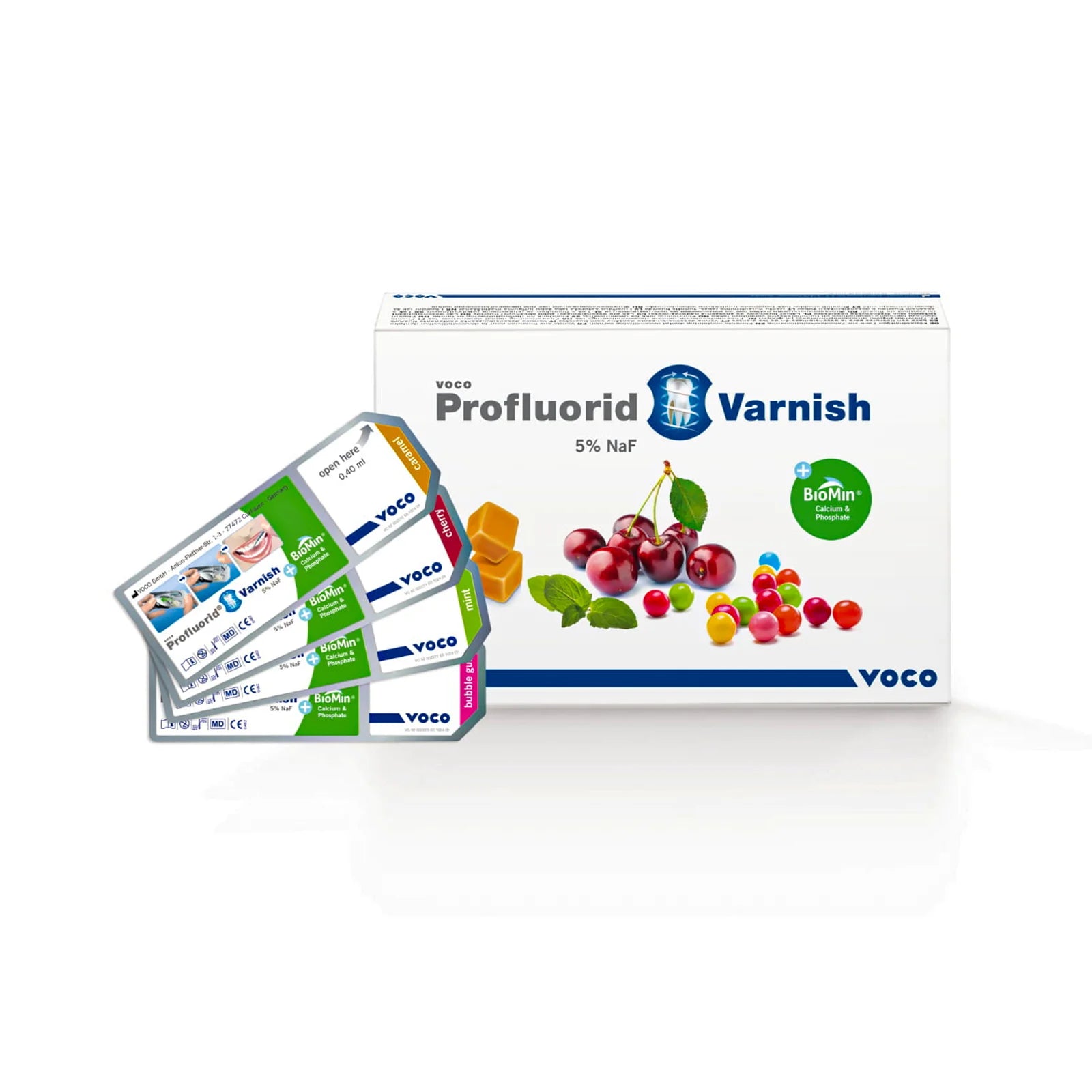 Profluorid Varnish + BioMin - VOCO -  vernis fluoré dentaire - oofti.fr