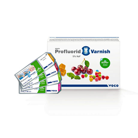 Profluorid Varnish + BioMin - VOCO -  vernis fluoré dentaire - oofti.fr
