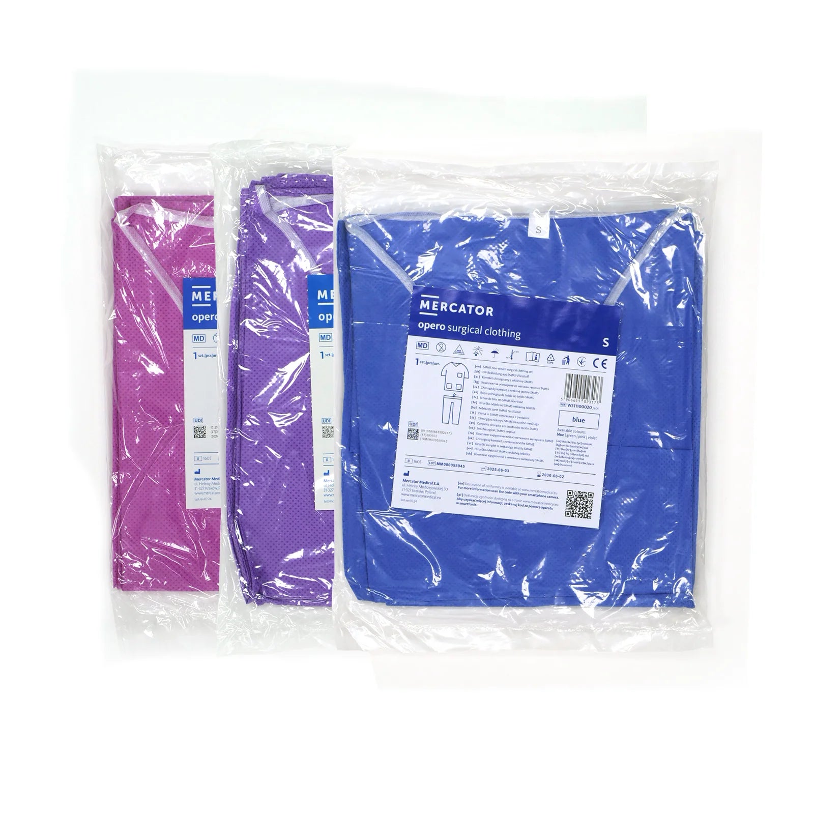 Pyjama de bloc à usage unique en polypropylène Non-tissé SMMS - Mercator - oofti