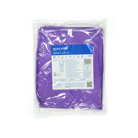 Pyjama de bloc à usage unique en polypropylène Non-tissé SMMS Violet - Mercator - oofti