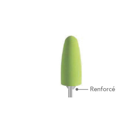 Polisseur en silicone pour composite et résines - Ø 10 mm x 24 mm - DIAN FONG - Dental Coop