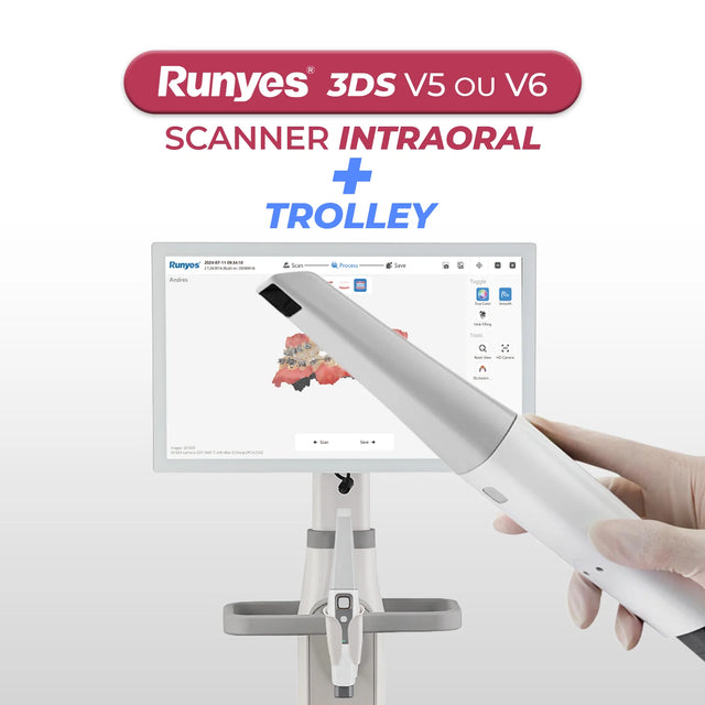 Runyes Scanner Software Scanner Intraoral 3DS V5/V6 AVEC ou SANS FIL +TROLLEY - Runyes – oofti.fr