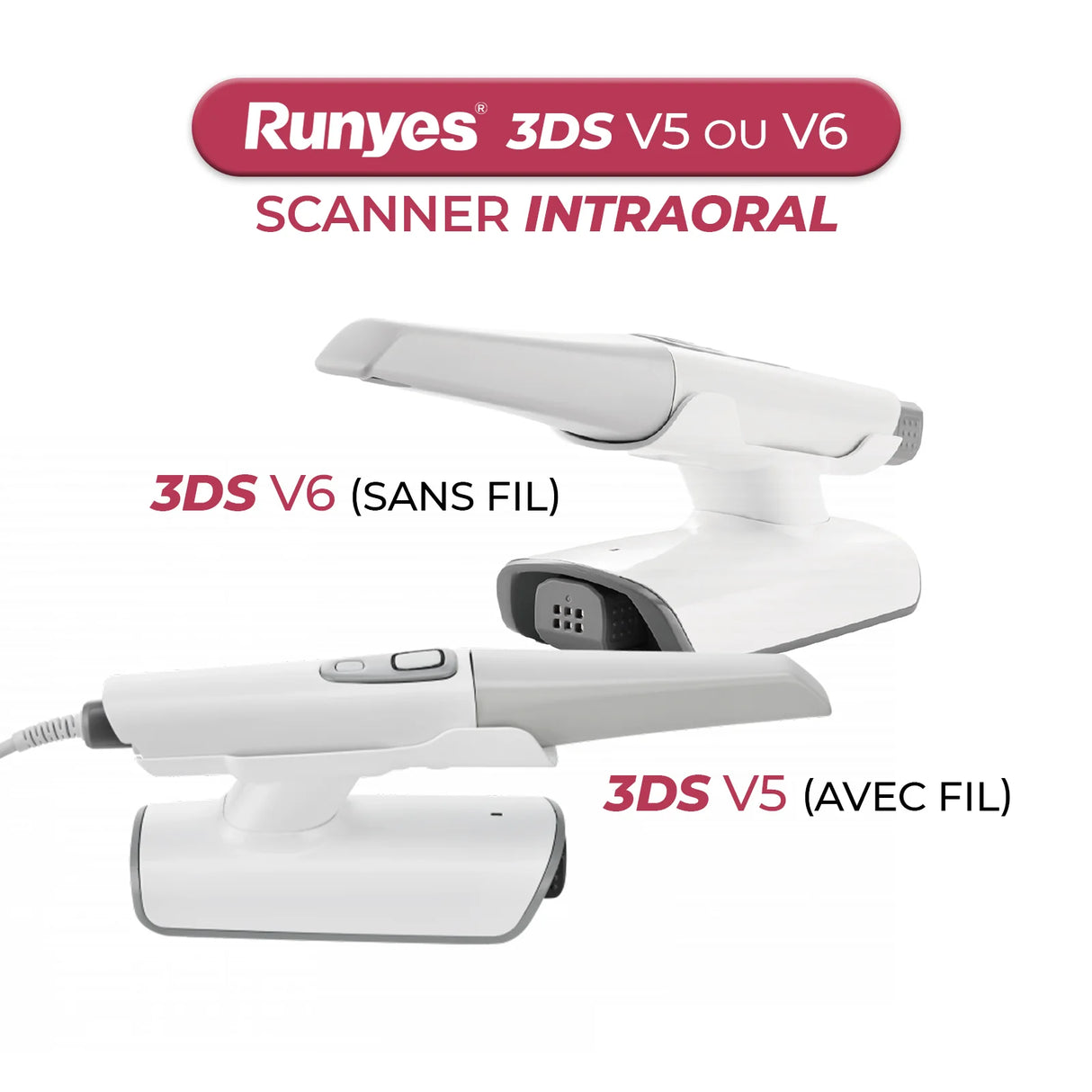 Scanner Intraoral 3DS V5/V6 AVEC ou SANS FIL +TROLLEY - Runyes - oofti.fr