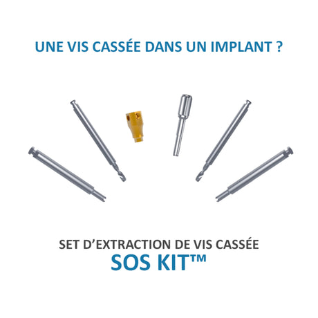 SOS Kit - Extraction rapide & sécurisée de vis d’implant cassées par Safe Implant - oofti.fr