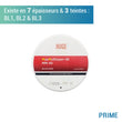 Disque zircone prime MM 4D - Teintes BL1, BL2 & BL3 - 7 épaisseurs - HUGE - oofti.fr