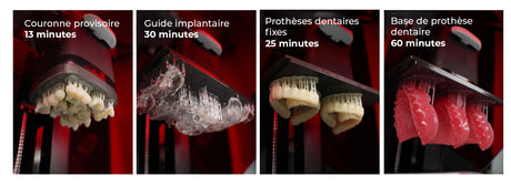 Imprimante dentaire 3D - Edge mini - RAYSHAPE - Couronne provisoire 13 minutes, Guide implantaire 30 minutes, Prothèses dentaires fixes 25 minutes, Base de prothèse dentaire 60 minutes - oofti.fr
