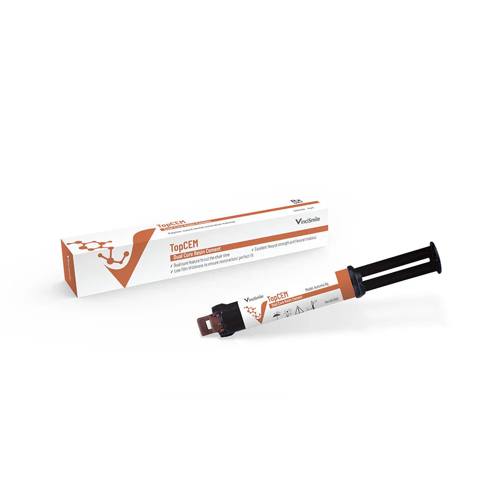 TopCEM Dual Cure Harzzement x1 Spritze - VINCISMILE