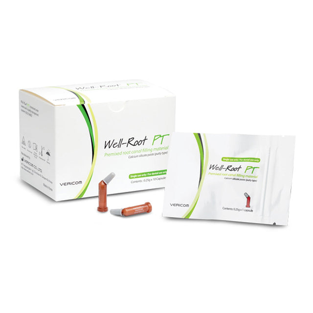 Well-Root PT - 0.25 g x10 capsules - Mastic biocéramique prémélangé - VERICOM - oofti.fr