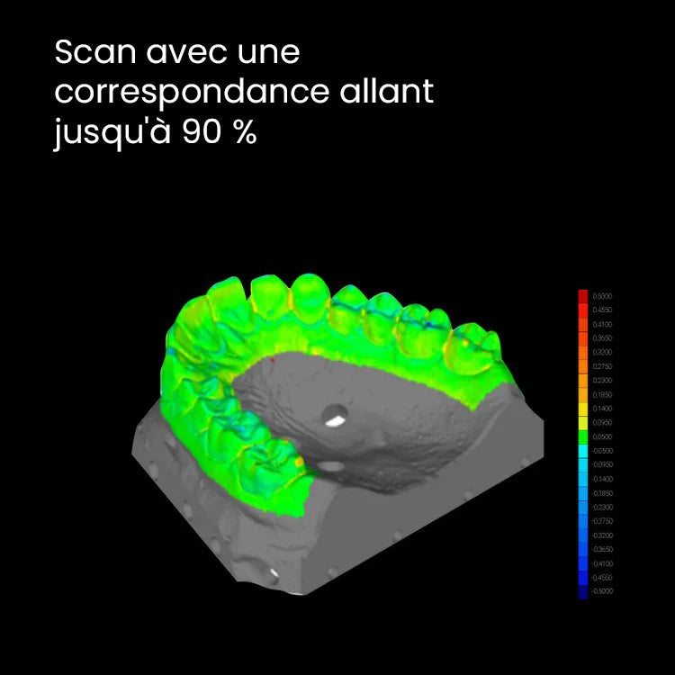 Imprimante dentaire 3D- Edge E2-Rayshape. La machine LCD offre rapidité, précision et impressions réussies pour plus de 20 indications dentaires.