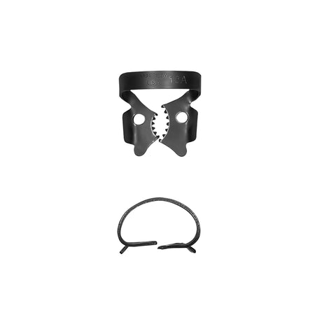 Crampon à digue Black Line Hu-Friedy 13AX pour molaires inférieures avec mâchoires dentelées